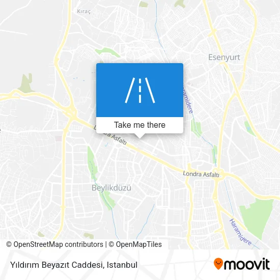 Yıldırım Beyazıt Caddesi map