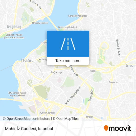 Mahir İz Caddesi map