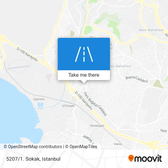 5207/1. Sokak map