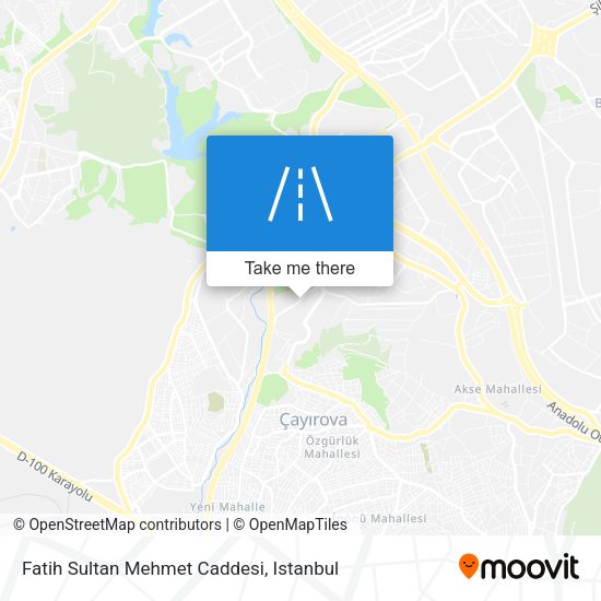 Fatih Sultan Mehmet Caddesi map