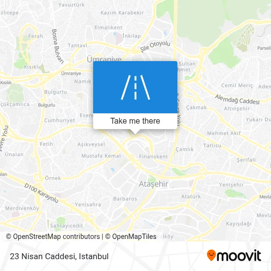 23 Nisan Caddesi map