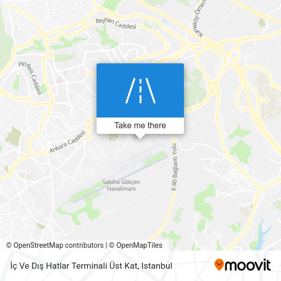İç Ve Dış Hatlar Terminali Üst Kat map