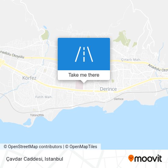 Çavdar Caddesi map