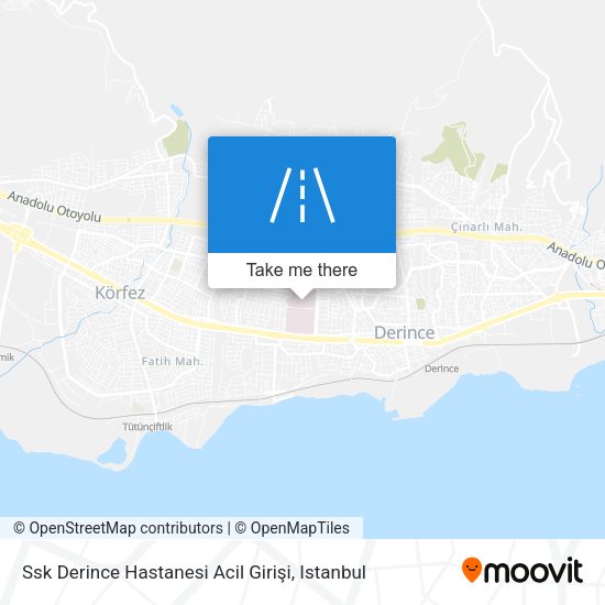 Ssk Derince Hastanesi Acil Girişi map