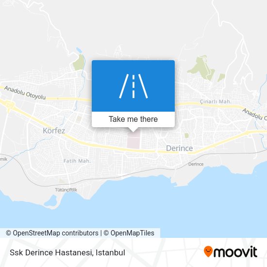 Ssk Derince Hastanesi map