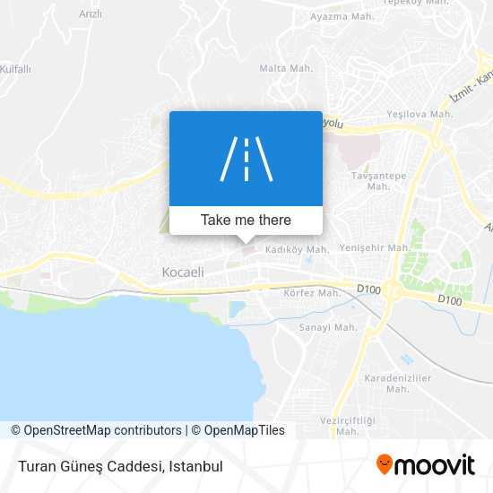 Turan Güneş Caddesi map