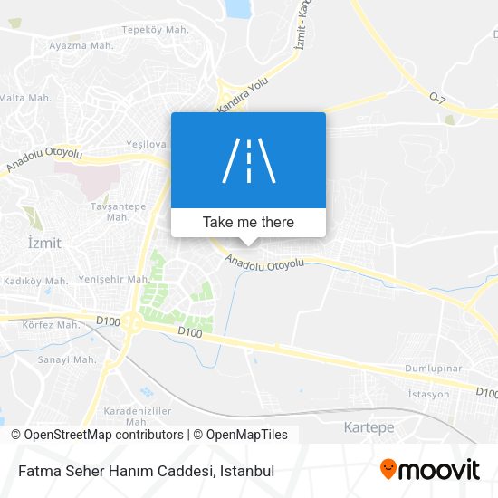 Fatma Seher Hanım Caddesi map