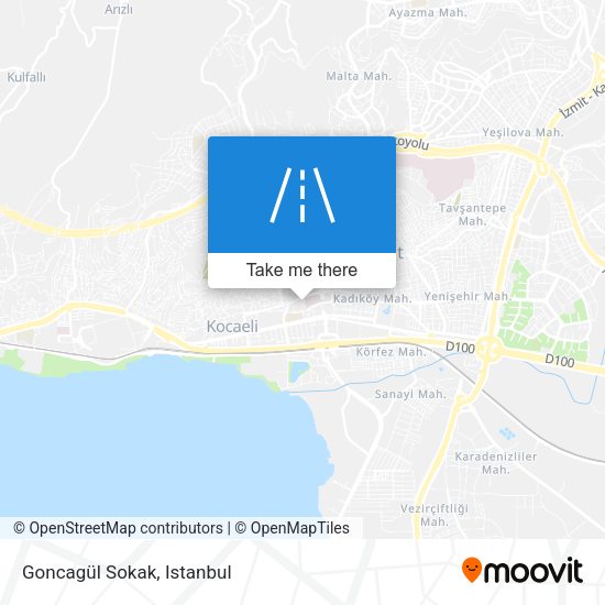 Goncagül Sokak map