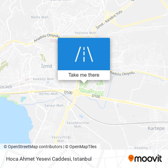 Hoca Ahmet Yesevi Caddesi map