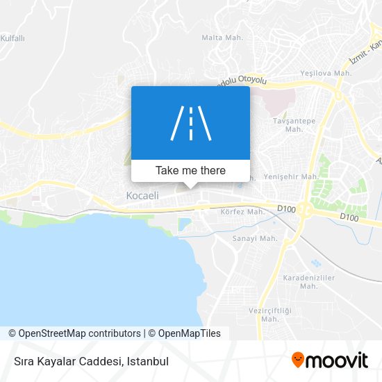 Sıra Kayalar Caddesi map