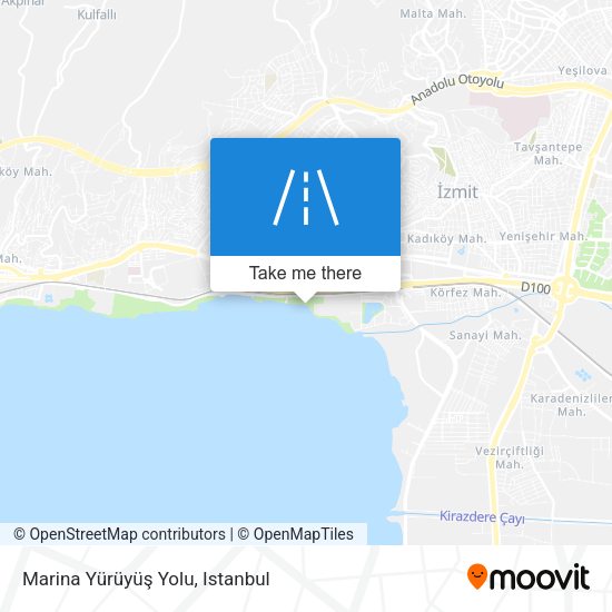 Marina Yürüyüş Yolu map
