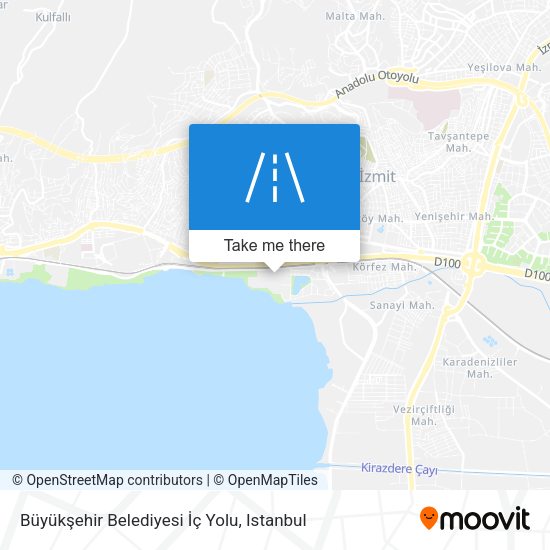 Büyükşehir Belediyesi İç Yolu map