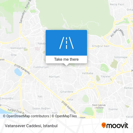 Vatansever Caddesi map
