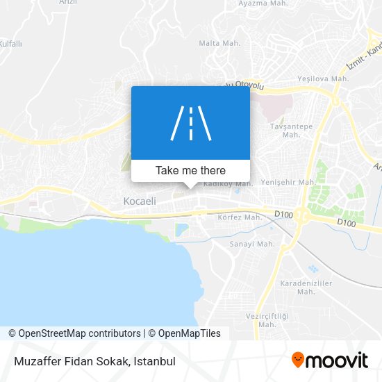 Muzaffer Fidan Sokak map