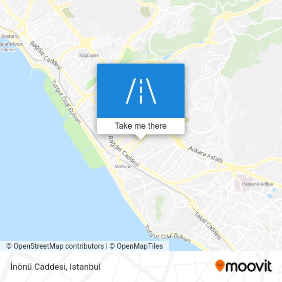 İnönü Caddesi map