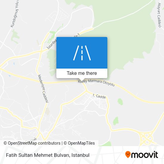 Fatih Sultan Mehmet Bulvarı map