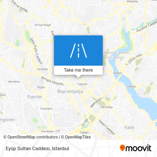 Eyüp Sultan Caddesi map