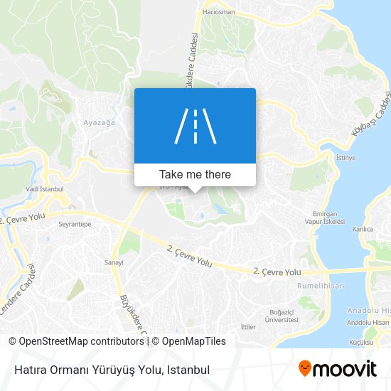 Hatıra Ormanı Yürüyüş Yolu map