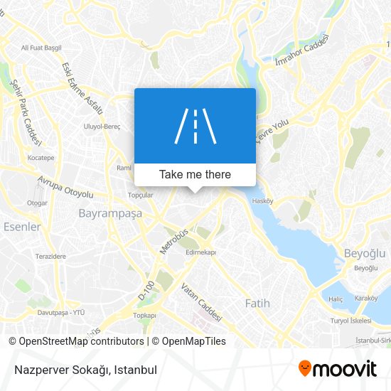 Nazperver Sokağı map