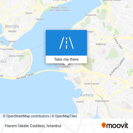 Harem İskele Caddesi map