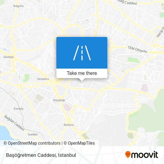 Başöğretmen Caddesi map