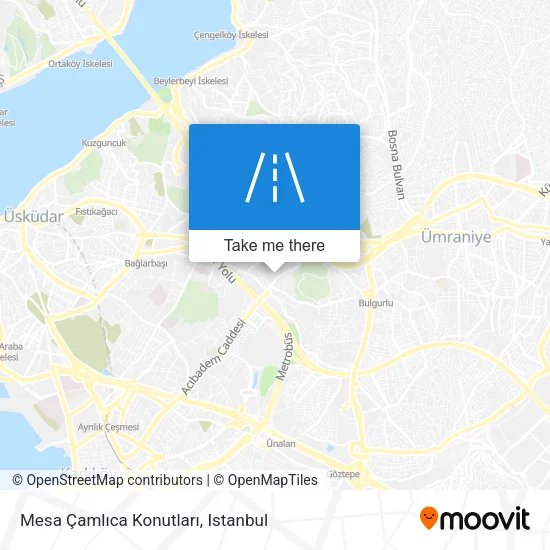 Mesa Çamlıca Konutları map