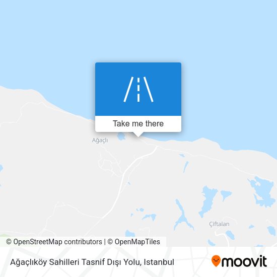 Ağaçlıköy Sahilleri Tasnif Dışı Yolu map