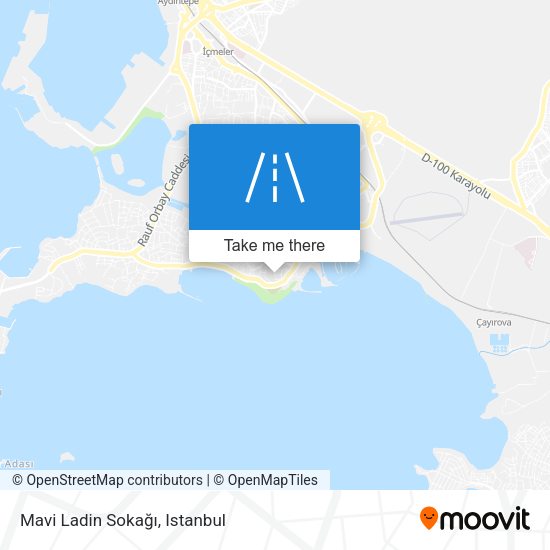 Mavi Ladin Sokağı map