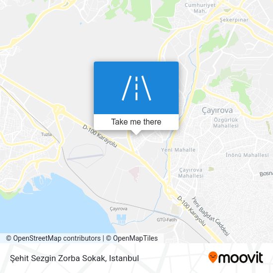 Şehit Sezgin Zorba Sokak map