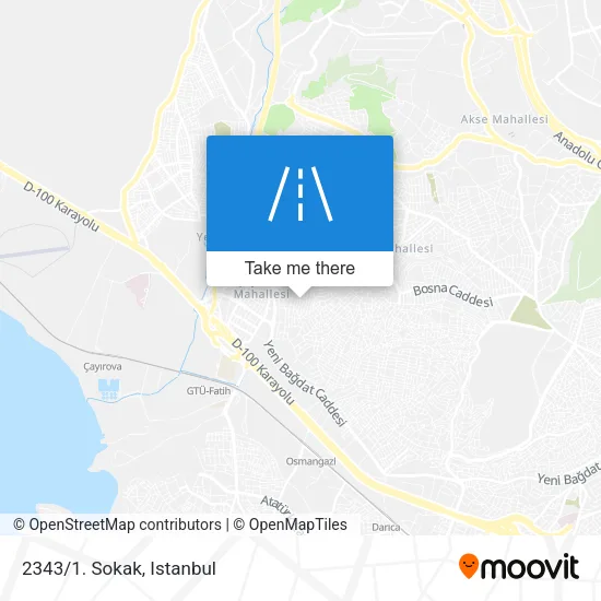 2343/1. Sokak map