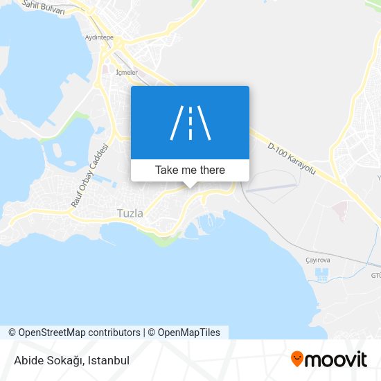 Abide Sokağı map