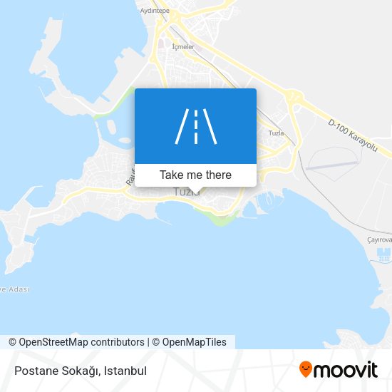 Postane Sokağı map