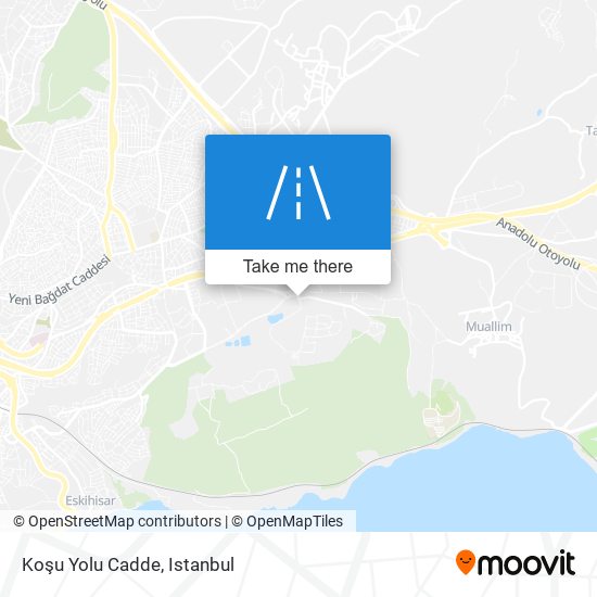 Koşu Yolu Cadde map