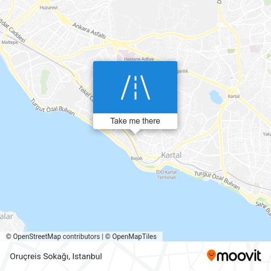 Oruçreis Sokağı map