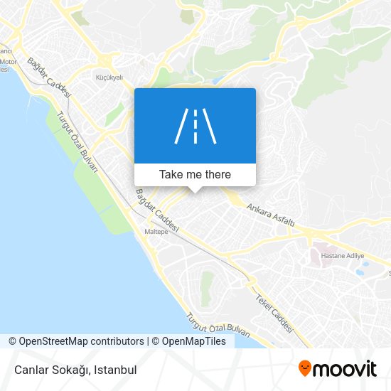 Canlar Sokağı map