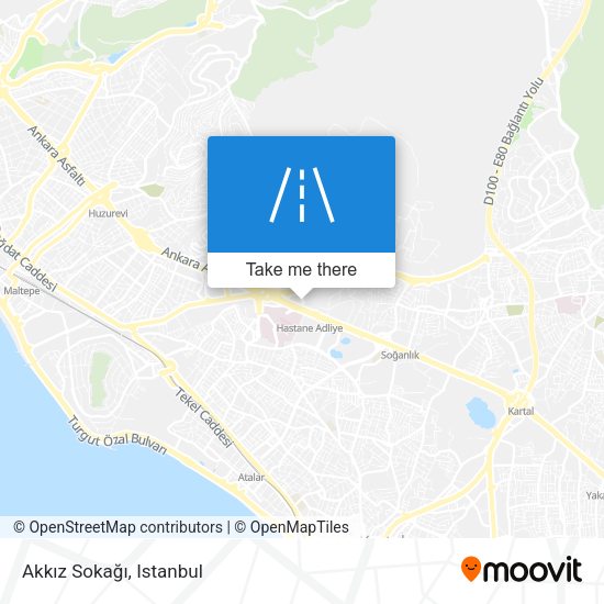 Akkız Sokağı map