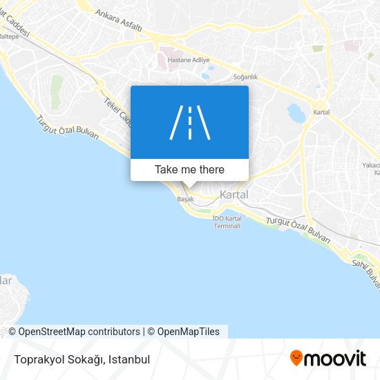 Toprakyol Sokağı map