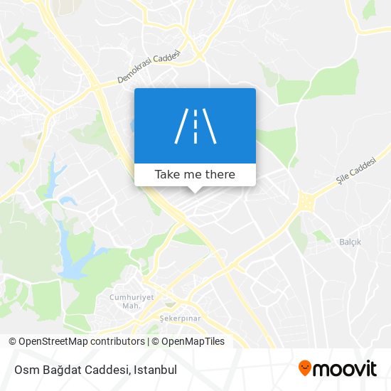 Osm Bağdat Caddesi map