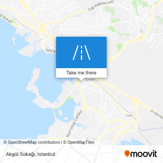 Akgül Sokağı map