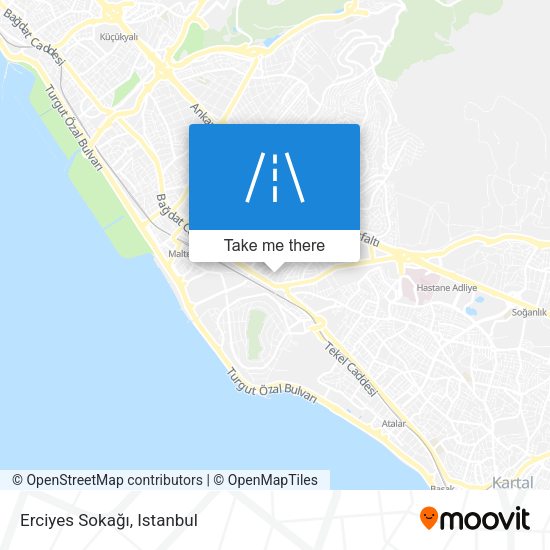 Erciyes Sokağı map