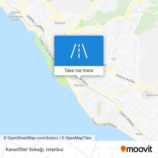 Karanfiller Sokağı map