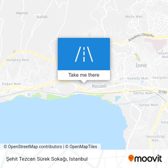 Şehit Tezcan Sürek Sokağı map