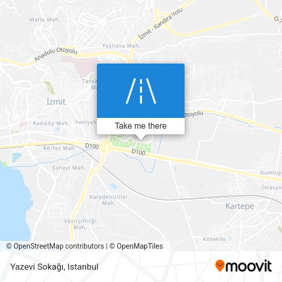 Yazevi Sokağı map