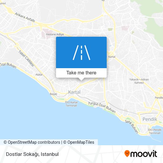Dostlar Sokağı map