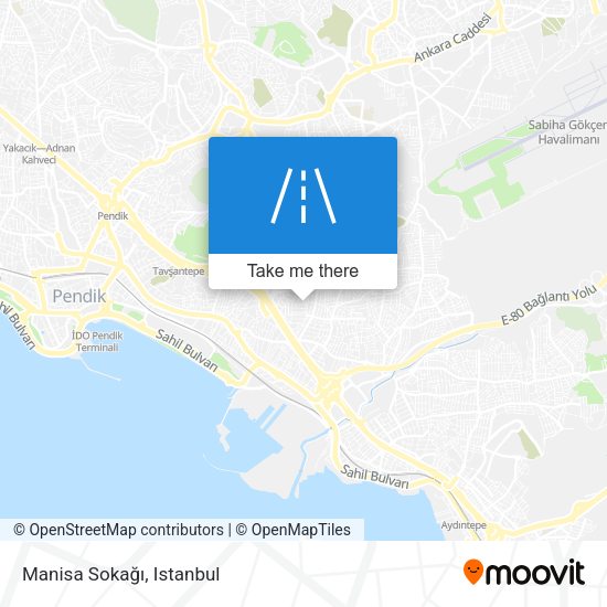 Manisa Sokağı map