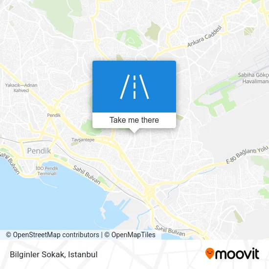 Bilginler Sokak map
