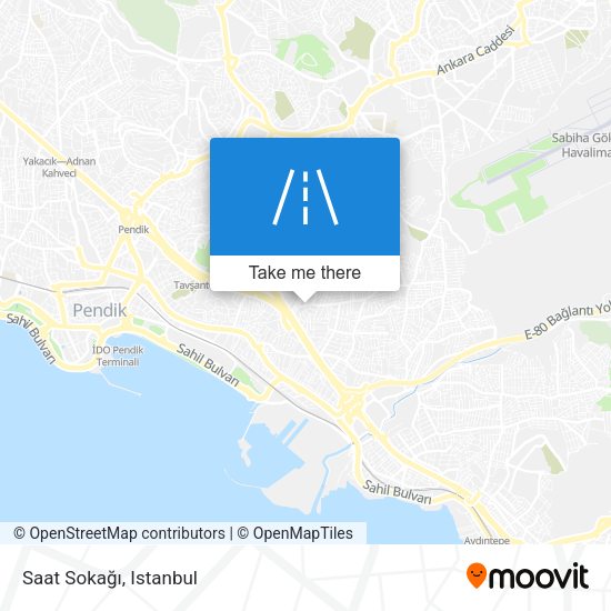 Saat Sokağı map