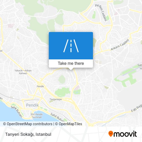 Tanyeri Sokağı map