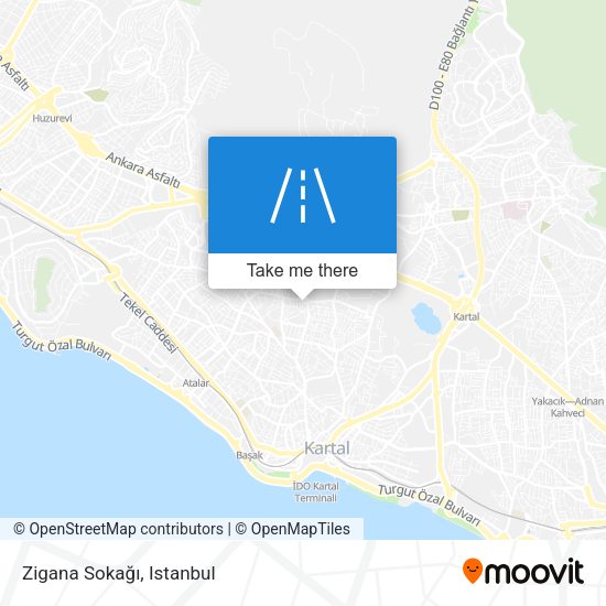 Zigana Sokağı map