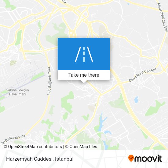 Harzemşah Caddesi map